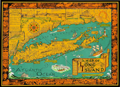 Historic Long Island Map | Long Island Photography
