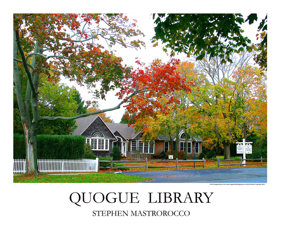Quogue Library Print# 3210c