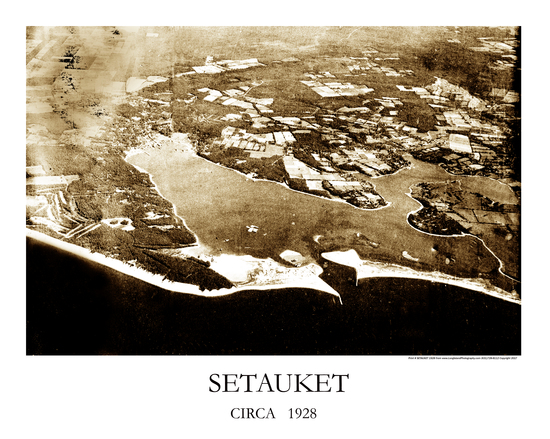 Setauket 1928 sepia Print# 6503a