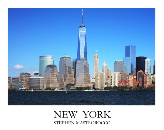 Downtown Manhattan2015 Print# 7910
