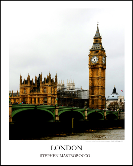 London Vertical Print# 9250