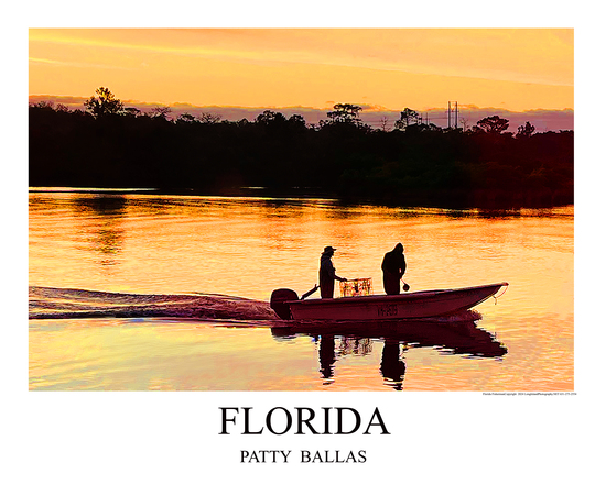 Florida Fishing Men Print# 9612
